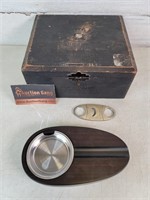 Cigar Box - Ashtray- Cutter