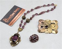 Necklace, Brooches