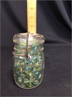 Atlas Jar full of Marbles