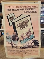 Living Free Movie Poster 41"×27"