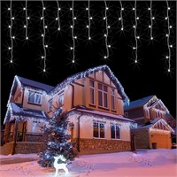 NEW $35-32FT Icicle Outdoor String Lights