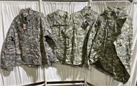 (RL) 4 U.S Army Camouflage Jackets (bidding on