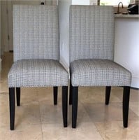 Pair of HD Buttercup Houndstooth Chairs
