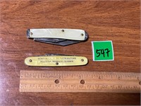 Vtg 2-Blades Pocket Knives