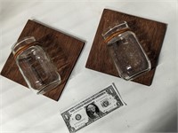 2 wall mason jar hanging decor