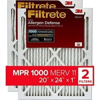 Filtrete Filter MPR 1000  1-Inch  2 Pack