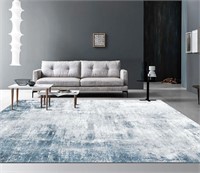 8'x10' Washable Rug for Living Room - Blue 8'x10'