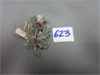 Thistle brooch