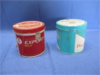 Export and players tins .