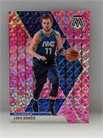 2019 Panini Mosaic Pink Camo Prizm Luka Doncic 44