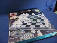 glass chess board