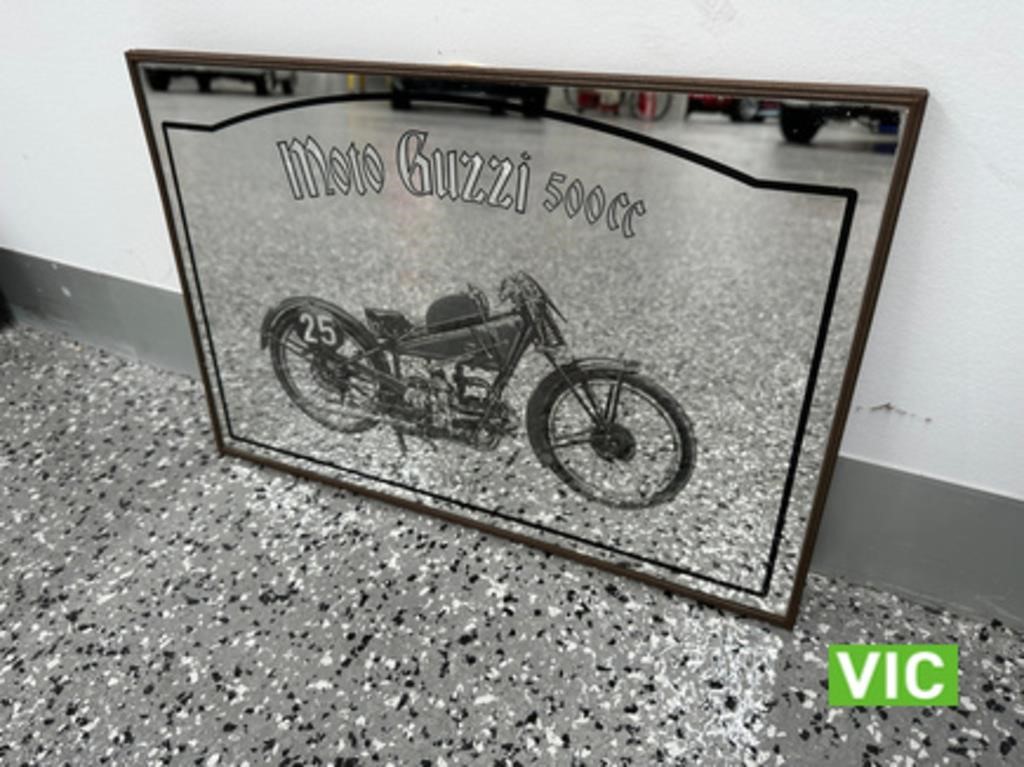 1930 Moto Guzzi 500cc Motorcycle Advertising
