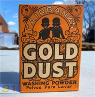 Vintage Fairbanks Gold Dust Washing Powder Box