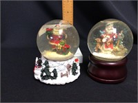 Musical Christmas Snow Globes