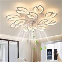 35''Ceiling Fans with Lights, Modern Ceiling Fan