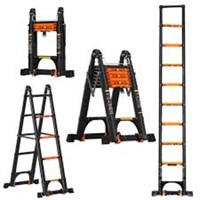 RENGUE Telescoping Ladder A Frame, 16.5FT