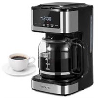 Ihomekee Programmable Coffee Maker, 12 Cup Drip