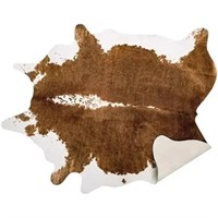 AROGAN Western Decor Faux Fur Cowhide Rug, 6.2 x