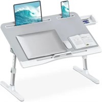 HETTHI Bed Desk for Laptop, Adjustable Laptop