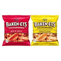 24 CT BAKEN ETS PORK SKINS CHICHARRONES VARIETY