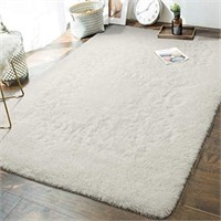 Andecor Soft Fluffy Bedroom Rugs, 6 x 9 Feet