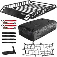 PINGDIR Roof Rack Basket 51" X 36" X 5" Rooftop