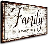 Family is Everything Wall Decor-Rustic Family