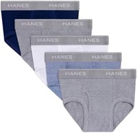 Hanes Toddler Boys 5 Pack Comfortsoft Dyed Brief,