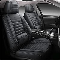 HAITOUR Full Coverage Leather Car Seat Covers