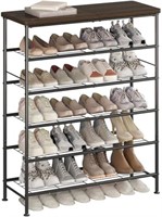 SUOERNUO Shoe Rack Organizer 6 Tier for Closet