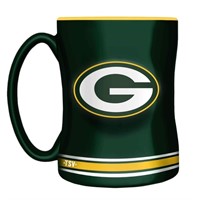 14oz Green Bay Packers Sculpted Mug