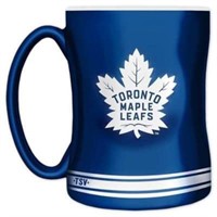 14oz NHL Toronto Maple Leafs Sculpted Relief Mug