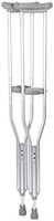 BodyMed Aluminum Crutches, Adult, Medium, 5'