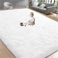 White Rug for Living Room, Super Large 6â€™X9â€™ S