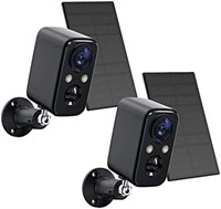 2Packs Black-Security Camera Wireless Outdoor
