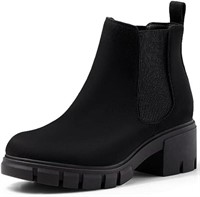 Size 10 Women's Chelsea Boots Lug Sole Platform