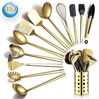 Gold Cooking Utensils Set, Berglander Stainless