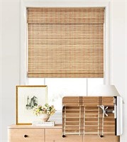 LazBlinds No Tools No Drill Cordless Bamboo Roman