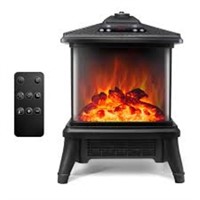 3 Sided Electric Fireplace Heater 1500W Portable