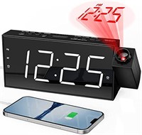Digital Alarms Clock for Bedroom, 7" Large