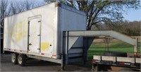 HEAVY DUTY ENCLOSED TRAILER WITH HEAVY DUTY RAMP