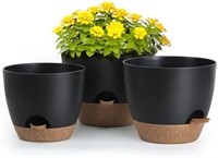 Diivoo Large Plant Pot, 10/9/8 Inch self Watering