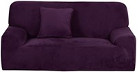 uxcell Velvet Plush Stretch Sofa Cover, Thicker