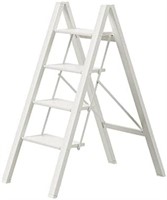 GameGem 4 Step Ladder, Aluminum Folding Step