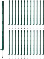 Toriexon 40 inch Electric Fence Posts, 50 Pack