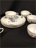 Vintage Teacup and Snack Plate Sets