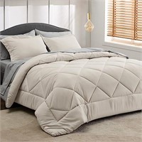 Bedsure White Twin XL Comforter Sets - 5 Pieces