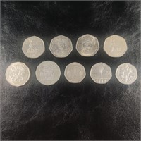 Queen Eilizabeth 50th Anniversity Coins