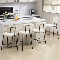 Jennaveve 24.61'' Counter Stool (Set of 4)