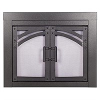 Pleasant Hearth Axel Collection Fireplace Glass